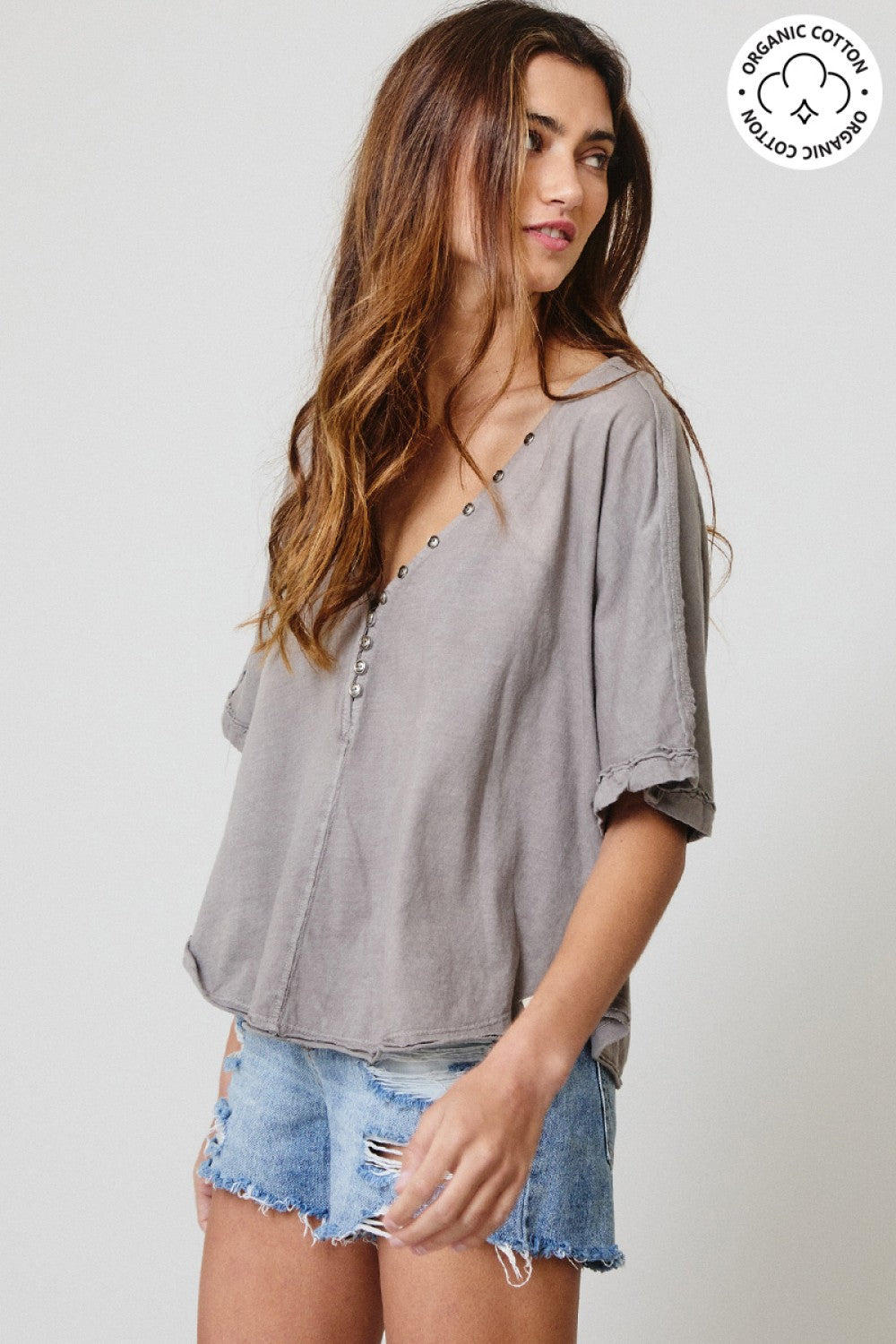 Mineral Washed Organic Cotton Top